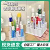 Estante de Almacenamiento para Pomadas, Organizador de Medicamentos para Pomadas y Cremas, Estante de Almacenamiento de Medicamentos con Compartimentos para el Hogar, con Forma de Tubo Ondulado, Estilo Japonés