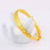 Pulseira Estrelada Banhada a Ouro 18K Pulseira Push-Pull de 9mm para Mulheres Joias de Barraca de Rua de 1-5 Yuan Atacado Estilo Coreano Fresco e Doce