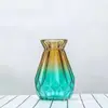 Vaso de Vidrio de Sodio-Calcio Transfronterizo al por Mayor Tarro de Almacenamiento Estilo Geométrico de Moda Decoración de Dormitorio Florero con Impresión de Logotipo