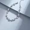 Collar de Píxiu Dorado y Acero Estilo Wei Xue Cadena para Clavícula Femenina Temperamento Alto Sentido de Alto Nivel Transportando Suerte Colgante Apilado de Diamantes