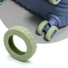 Capa Protetora de Roda para Compartimento de Bagagem Versão Atualizada à Prova de Poeira, Arranhões e Redutora de Ruído Capa Protetora de Silicone para Roda de Mala de Mão