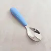 Aço inoxidável 304 Conjunto de talheres faca e garfo para crianças talheres de bebê portátil para atividades ao ar livre talheres para suplementos alimentares colher e garfo de treinamento para menores de 3 anos