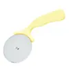 Mango de plástico tamaño pequeño Osco Redondo Acero Inoxidable Rueda Cortadora de Pizza Cuchillo para Pizza Rodillo Osco Osco Anillo Cortador
