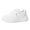 2026 Novos Sapatos Femininos Versáteis e Confortáveis com Sola Grossa, Tênis Casuais Simples e Modernos, Sapatos de Malha Color-Block Estilo Coreano e Universitário