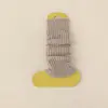 Polainas de Felpa de Punto Grueso Calcetines Holgados de Otoño e Invierno Polainas de Punto para Mujer Estilo Coreano Color Sólido Cálidos Versátiles Calcetines de Lana para Pantorrilla