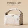 Bolsa de Tecido para Armazenamento de Conjunto de Chá de Tecelagem de Algodão Bolsa de Pano Portátil Viagem ao Ar Livre Casa Bolsa de Mão para Chá Xícara de Chá Bule Bolsa Anti-impacto