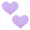 Pegatinas para Pezones para Pechos Pequeños, Pegatinas Desechables Autoadhesivas con Forma de Corazón, Pegatinas para Pezones de Satén de Seda Anti-Exposición, Mini Invisibles y Sin Rastro