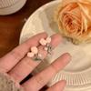Doce gostosa fresca! Brincos Líquidos de Borboleta Ins Design de Nicho Senso Avançado Estilo Frio Combina com Tudo Brincos Elegantes Femininos