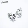 YuenZ Accesorios para joyería DIY aleación de plata antigua colgante de unicornio colgante 24 * 15MM D9273