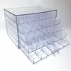 Armário de Armazenamento para Nail Art para Strass Armário de Armazenamento Tipo Gaveta Caixa Organizadora Caixa Organizadora Multicompartimento Acrílico Transparente Profissional