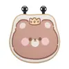 Cojín para Asiento de Coche Blue Rain para Todas las Estaciones, Diseño de Oso Lindo de Dibujos Animados, Funda Cómoda y Antideslizante para Asiento de Coche