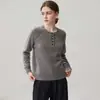 Suéter de cachemira con hilo floral para otoño e invierno para mujer, cuello redondo semiabierto, tejido grueso, mangas raglán, suave y cómodo, capa base moderna