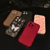 Capa para Celular Apple 16 Padrões Personalizados Estampa de Leopardo Listrado Bolinhas Fosca Adequada para Diamond Sand Tianyuan Step Phone Case Pro
