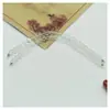 Cadena corta de cuentas de vidrio con hebillas en ambos extremos, accesorios, colgantes, accesorios para cadena de bolso