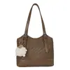 Bolso de mano para mujer, bolso retro popular, nuevo bolso cruzado versátil de otoño, bolso de cubo de mano moderno y súper popular