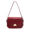 Bolsa Roja de Boda para Mujer 2024 Invierno Nueva Moda Nicho Bandolera de Axila Bolsa de Boda de Alta Gama para Novia