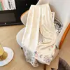 Toma Real de Pantalones Rectos de Pierna Ancha de Jacquard de Rayón Delgado de Verano 2025 con Bordado de Cabeza Ruyi Nuevo Estilo Chino
