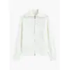 Cardigan de Tricô Vazado com Gola Lapela e Manga Longa Estilo Relaxado para Mulheres, Nova Moda Outono e Inverno 2026 Top de Lã Merino com Zíper Duplo