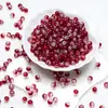 Cuentas de palomitas de maíz de 8 mm con hielo, cuentas monocromáticas con grietas de hielo, cuentas redondas de vidrio hechas a mano, accesorios de joyería DIY, pulsera, collar, material
