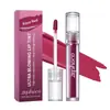 Brilho Labial Zephoco Transparente e de Tom Uniforme, Hidratante, Cor Natural, Suave, Não Grudento, Hidratante e Brilhante, Adequado para Uso Diário e Portátil