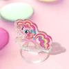 Caperucita Roja Libro con Dopamina Pony Polly Marca Periférica Niña Princesa Corazón Mini Decoración de Escritorio Regalo para Mujeres