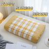 Almohada de Trigo Sarraceno para Adultos Tamaño Grande para Dormir Almohada Alta Almohada Dura Núcleo de Almohada de Cáscara de Trigo Sarraceno Extraíble y Lavable Almohada Cuadrada para Adultos, Niños y Estudiantes