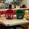 Simulação Restaurante de Fast Food Cesta Porta-Almoço Acessórios de Estrutura Mini Resina DIY Ímãs de Geladeira Presilhas de Cabelo Chaveiros Atacado