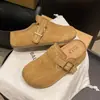 Use Chinelos Simples Fechados com Solado Grosso para Mulheres, Novo Estilo Birkenstock 2026, Perfeitos para a Primavera