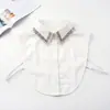 Cuello Falso de Puntiagudo con Pedrería para Mujer, Cuello Decorativo Versátil para Camisa, Cuello Falso Versátil de Lujo Ligero para Ropa de Suéter