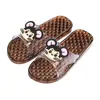 Chinelos de Banheiro Antiderrapantes Verão Casa Animação Criativa Massagem Cor Candy Desenho Animado Estilo Coreano Feminino Fofo