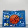Cuaderno de bocetos portátil de dibujos animados para niñas, versión coreana, con diseños de unicornio, gato y ballena, incluye pegatinas, libro de dibujo y papel de dibujo