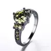 Anillos de Sociedad Transfronterizos Nueva Moda de Lujo Europea y Americana Anillos de Circonita Una Pieza Dropshipping Talla de EE. UU. para Mujer Accesorios para Manos al por Mayor
