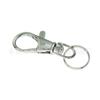 Venta al por mayor puntual Llavero con control remoto Llavero de aleación de zinc antirrobo para coche hebilla de perrito más 14 anillos dobles
