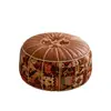Puf de Almacenamiento de Cuero, Funda de Sofá Rellena de Ropa Vieja, Cojín Futón de Piso para Sala de Estar y Dormitorio, Banco Taburete Bajo de Almacenamiento