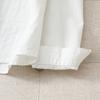 Principios de Otoño Estilo Coreano Artístico Encaje Cuello de Encaje Camisa Blanca para Mujer Suelta Algodón Puro Fresca Combinable Base Camisa de Manga Larga