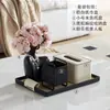 Decoración de Caja de Pañuelos de Alta Gama para Mesa de Café de Sala de Estar, Portapañuelos con un Toque de Lujo, Caja de Pañuelos Estilo Lujo Ligero Color Crema