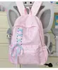 Mochila de Moda Nueva Japonesa de Alto Valor Color Caramelo Fresco Dulce Mochila de Estudiante Ligera de Gran Capacidad para Viajes