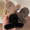 2026 Nuevo Pinza para el Cabello Pequeña de Peluche Coreana Pasador Mediano Accesorio para el Cabello de Mujer Pinza para la Parte Posterior de la Cabeza Pinza para Cabello Semirecogido