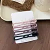 Pinza para el Cabello Grande de Pato en Color Café con Leche Maillard para la Parte Trasera de la Cabeza, Adecuada para Fijar el Flequillo y el Cabello Lateral