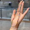 Caracol Herradura Cadena Larga Cuentas Espaciadoras Pequeñas Joyería Versátil de Mano Accesorios para Manualidades