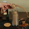 Juego de Té de Viaje de Cáscara de Arroz Taza de Degustación Taza de Agua Engrosada de Grado Alimenticio Resistente a Altas Temperaturas Desechable Portátil Taza de Té Taza para Bebidas