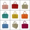 2026 Nova Bolsa Tote de Feltro Bolsa de Feltro Tendência Bolsa de Compras para o Dia a Dia Bolsa de Compras Promocional Multicor