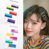 Clip de Palabras de Color Sentido Mate Color Morandi Chica Dulce Corazón de Niña Pasador Flequillo Clip Lateral Tarjeta de Cabello Roja de Internet Coreana