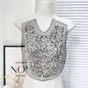 Tejido de Malla con Abalorios Pesados y Aplicaciones de Flores de Colores, Piezas Florales de Colores Bordadas a Mano con Abalorios para Chalecos y Decoraciones de Cuello para Mujer