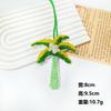 Nuevo Colgante Pequeño de Árbol de Coco con Cuentas Hecho a Mano Moda Borla Joyería Venta al por Mayor Accesorios DIY Bolsa Tela