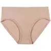 Ropa interior para mujer de algodón antibacteriano, talla grande, cintura media-baja, lencería sexy para mujer, color liso, hilo, sin costuras, fina