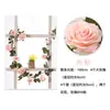 Enredadera Artificial de Rosas Cubierta para Tubería de Aire Acondicionado Enredadera Decorativa Plástico Enredadera Falsa Cuerda para Colgar Envoltura de Techo Enredadera de Flores Falsas