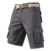 Shorts Cargo Masculino Mais Vendidos no Aliexpress com Múltiplos Bolsos, Casual Respirável Durável Tecido Calça de Caminhada Trabalho