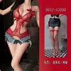 Lingerie Sensual Noturna Sexy Quente Renda Abertura no Gancho Vestido Peça Única Puro Desejo Renda Francesa Sem Tirar 9652