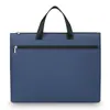 Bolsa de Mão Casual Simples Estilo Horizontal Masculina para Negócios Viagem Bolsa para Laptop Versátil para Deslocamento Bolsa para Documentos de Conferência